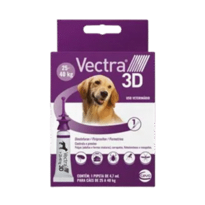 Antipulgas Vectra 3D Cães 25 a 40 kg Ceva 4,7 ml 1 pipeta
