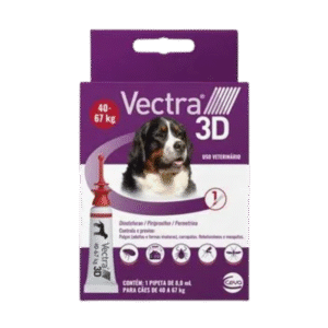 Antipulgas Vectra 3D Cães 40 a 67 kg Ceva 8 ml 1 pipeta