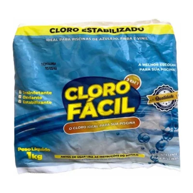 Cloro Fácil Ultraclor 3 Em 1 1kg