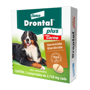 Vermífugo Elanco Drontal Plus Sabor Carne Cães 35 kg