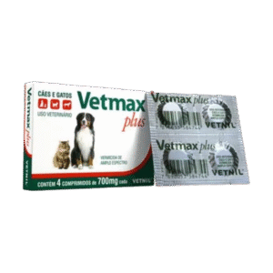 Vermífugo Vetmax Plus Comprimido 700 mg