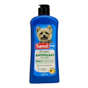 Shampoo Antipulgas para Cães Sanol 500 ml